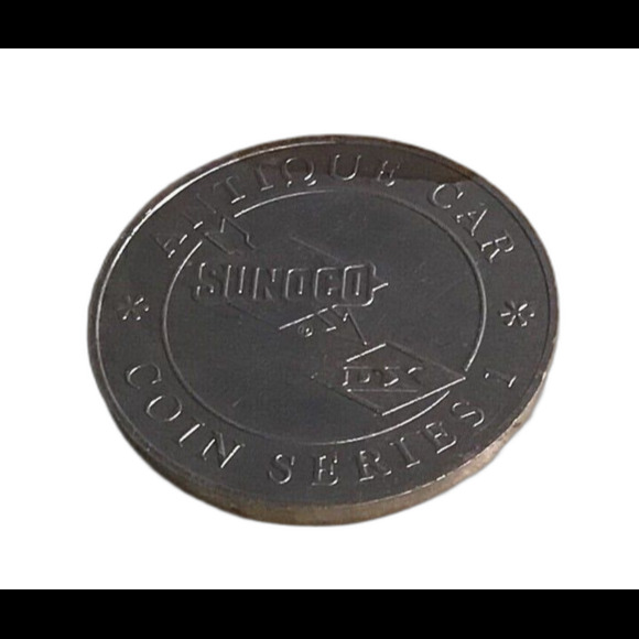 VTG Franklin Barrel Hood 1906 Sunoco Franklin Token - Picture 1 of 2